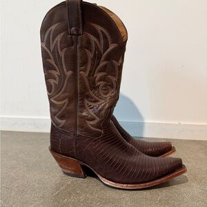 Shyanne Brown Leather Cowboy Boots